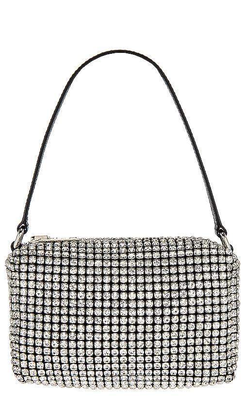 Womens Medium Heiress Rhinestone Mesh Pouch Product Image