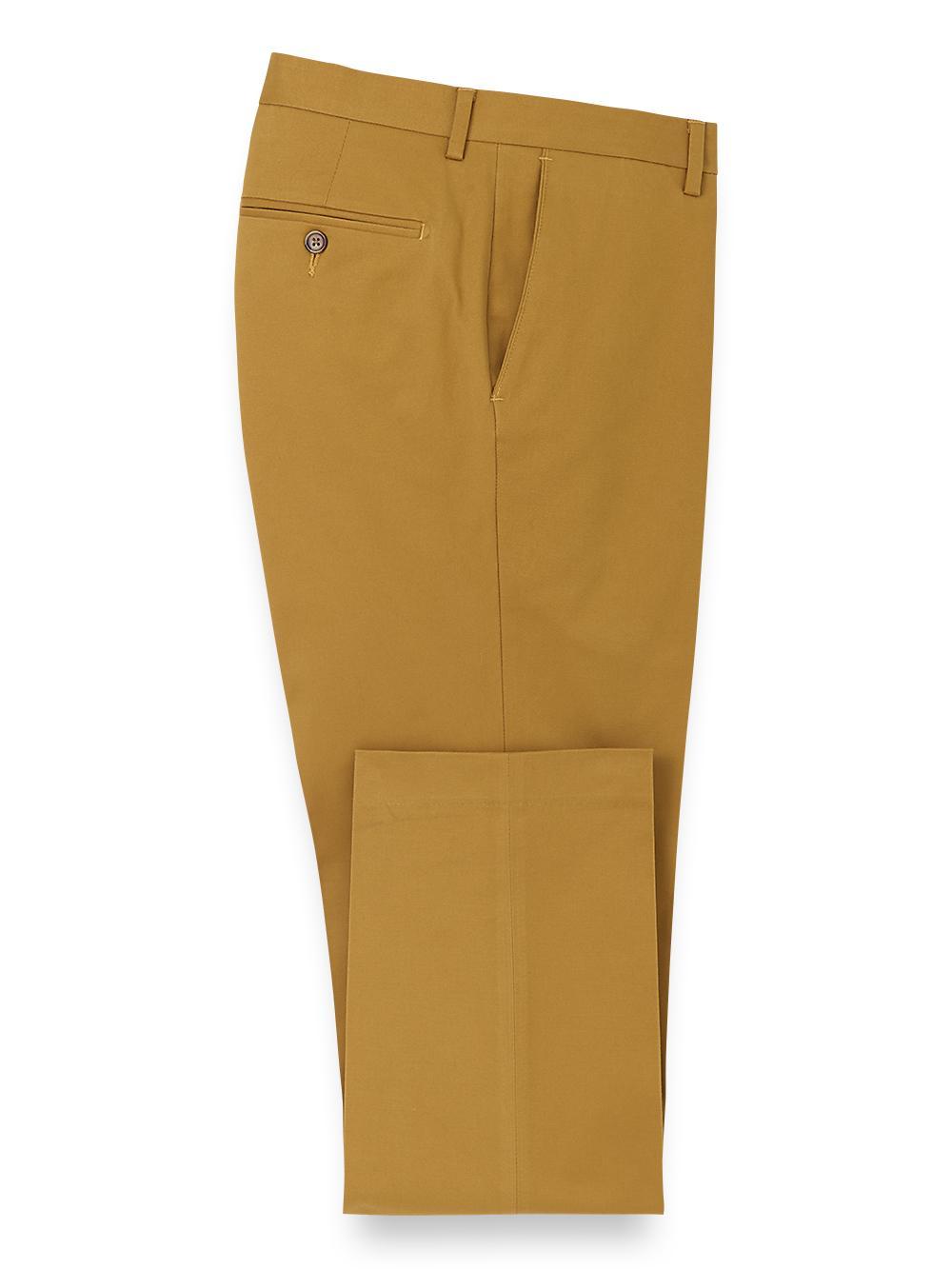 Cotton Stretch Twill Pants - Charcoal Product Image