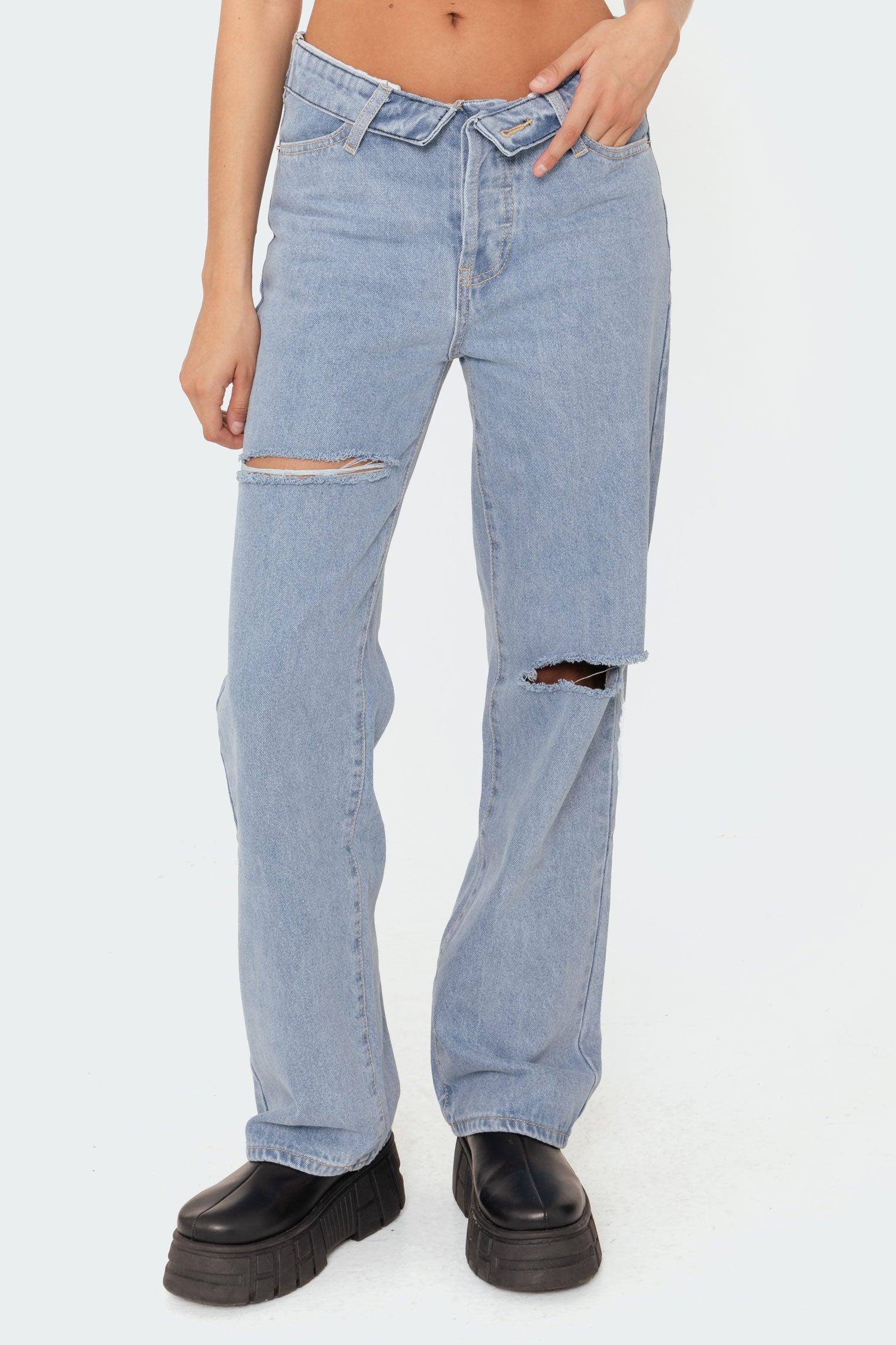 Raquel Folded Jeans Product Image