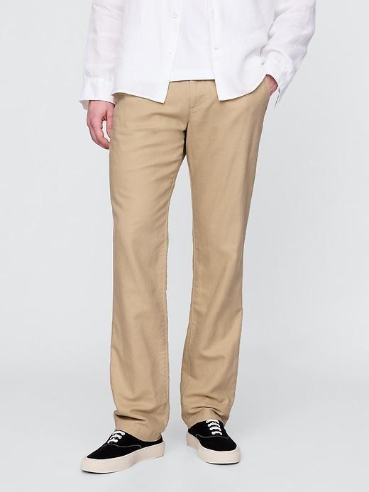 Linen-Cotton Khakis Product Image