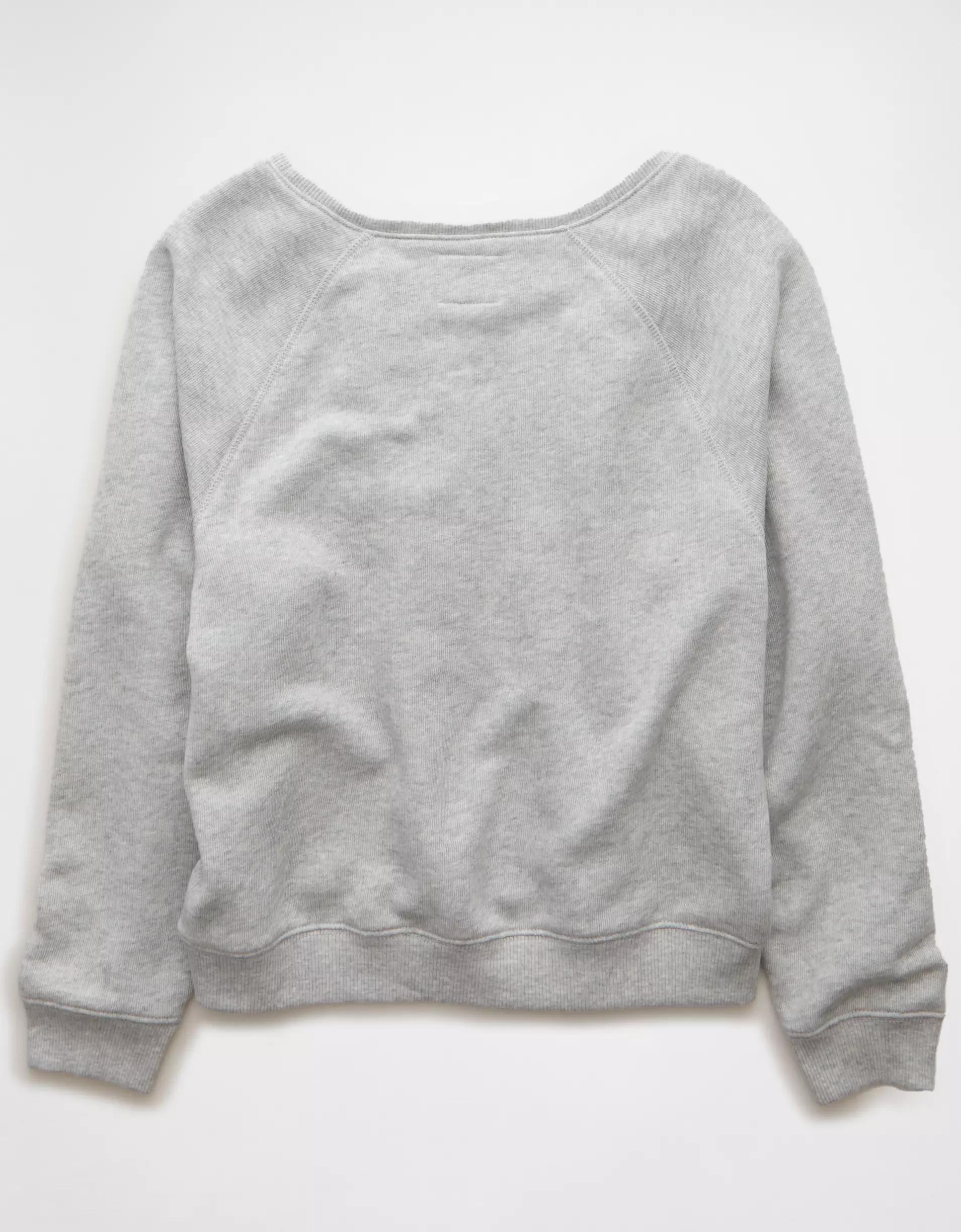 AE Notre Dame Fighting Irish Graphic Off The Shoulder Sweatshirt Product Image