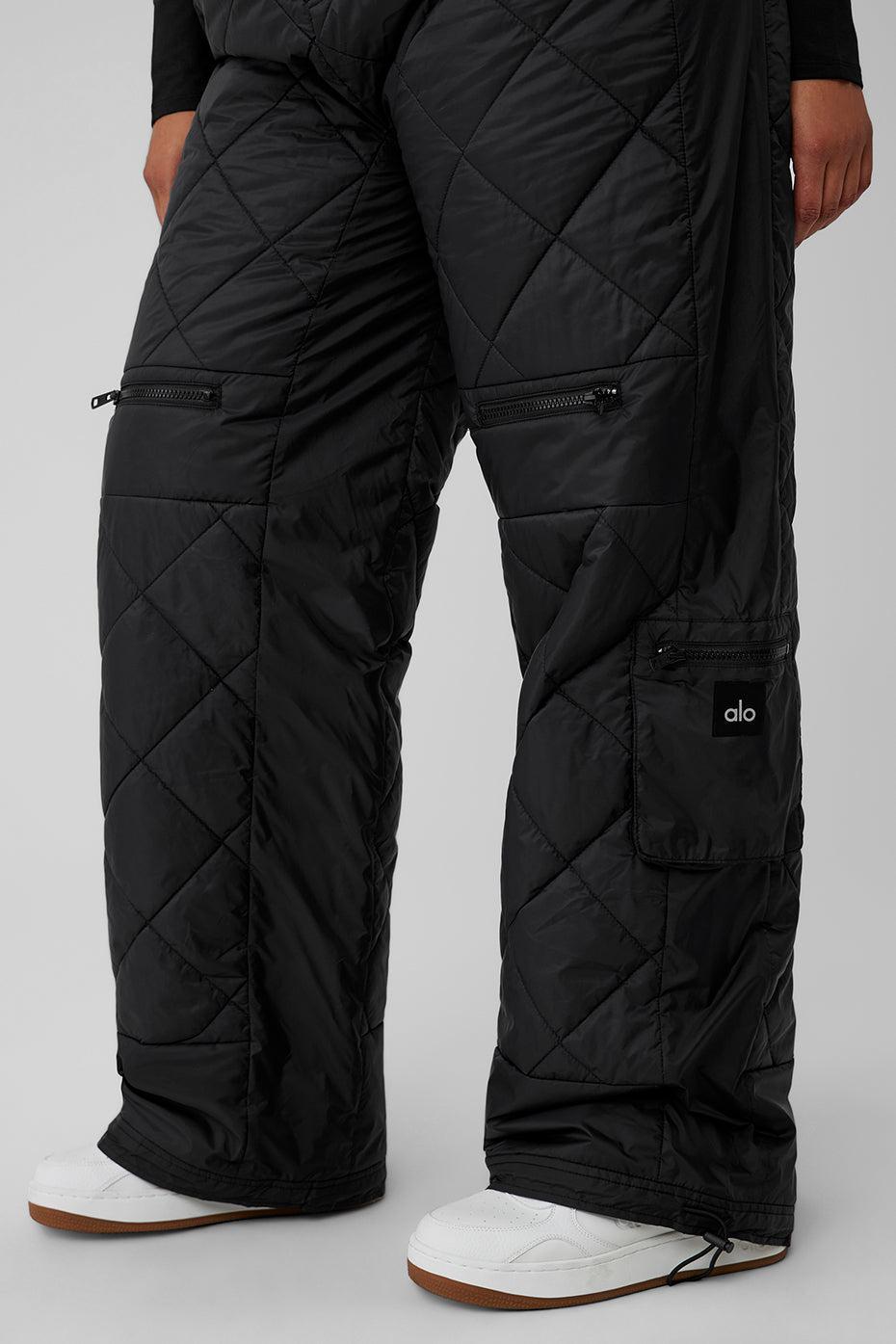 High-Waist Snowrider Puffer Pant - Black Female Product Image