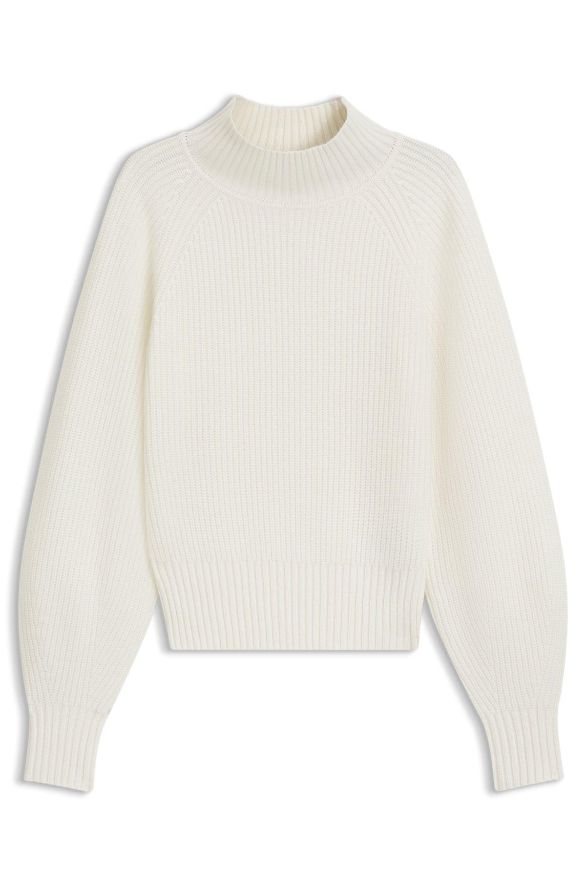 Loose-fit rollneck sweater with raglan sleeves Product Image