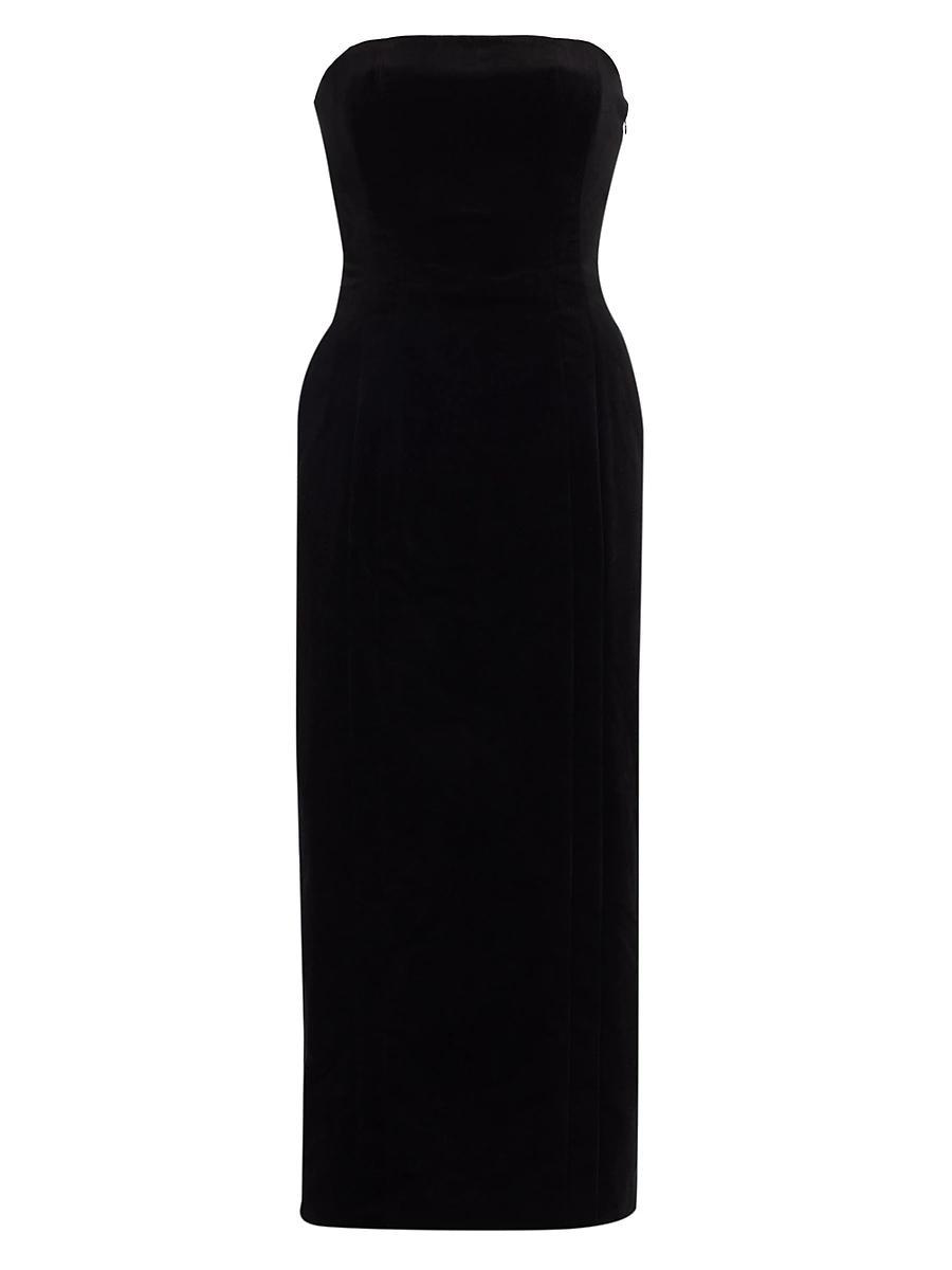 Womens Elizabeth Strapless Midi-Dress Product Image