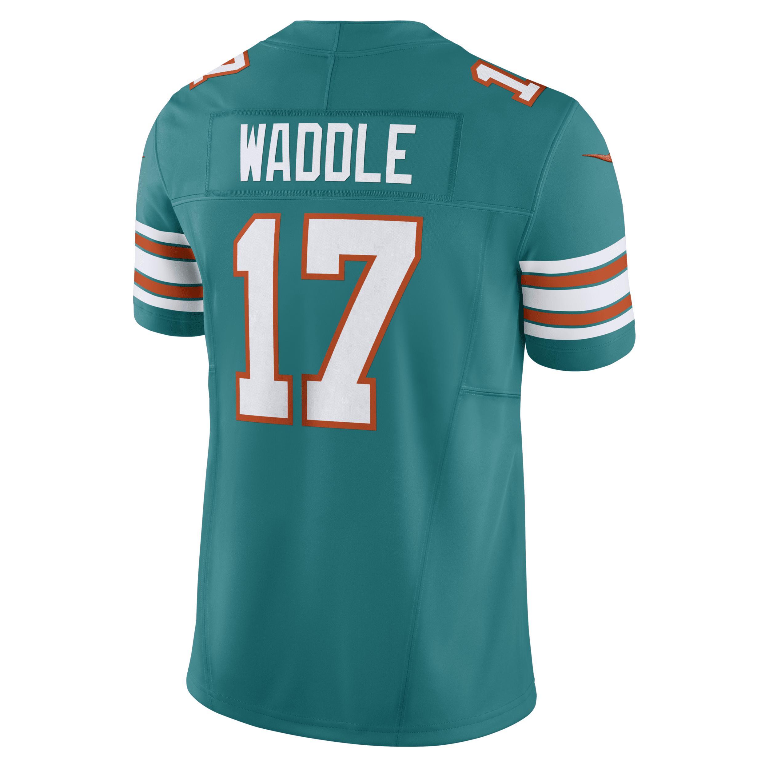 Jaylen Waddle Miami Dolphins Nike Mens Dri-FIT NFL Limited Football Jersey Product Image