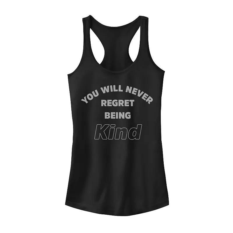 Juniors' Trust Yourself Graphic Tank Top, Girl's, Size: Small, Black Product Image