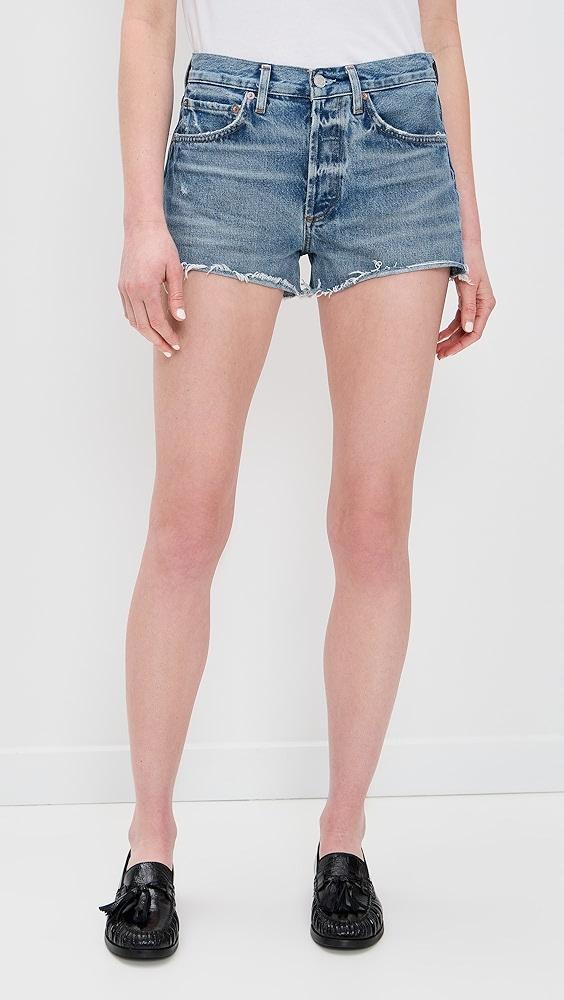 AGOLDE Parker Shorts: Vintage Cut Off | Shopbop Product Image