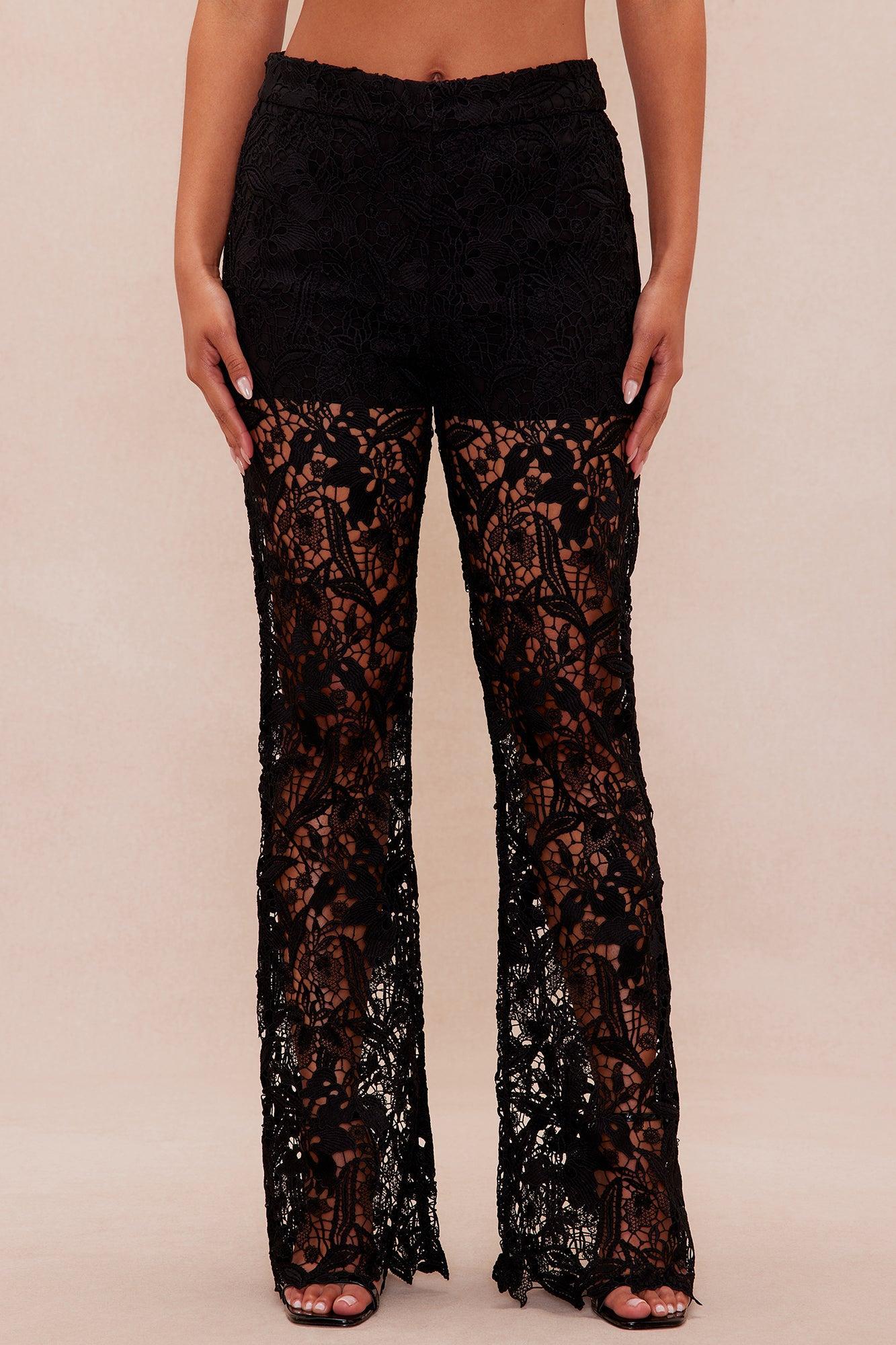 Brandi Lace Pant - Black Female Product Image