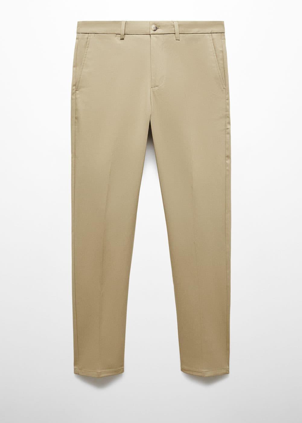 Mango Mens Slim Fit Chino Trousers Product Image