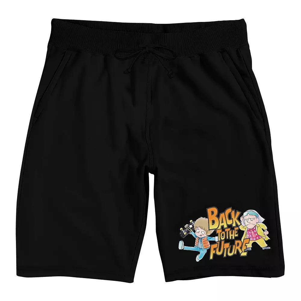 Men's Back To The Future Pajama Shorts,  Product Image