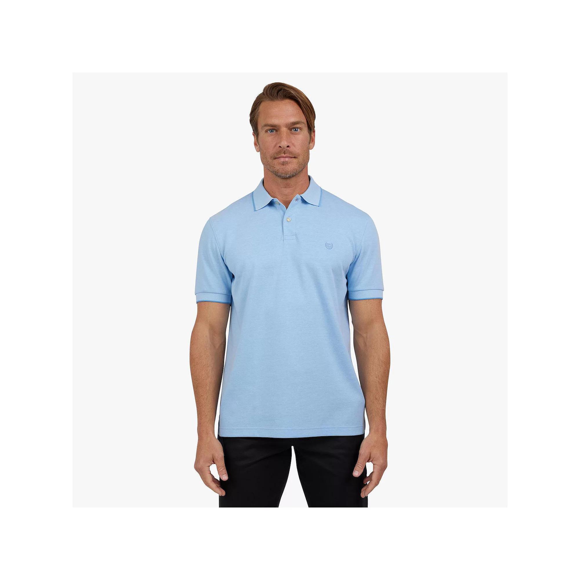 Men's Chaps Stretch Short Sleeve Polo, Size: XL, Blue Blue Product Image