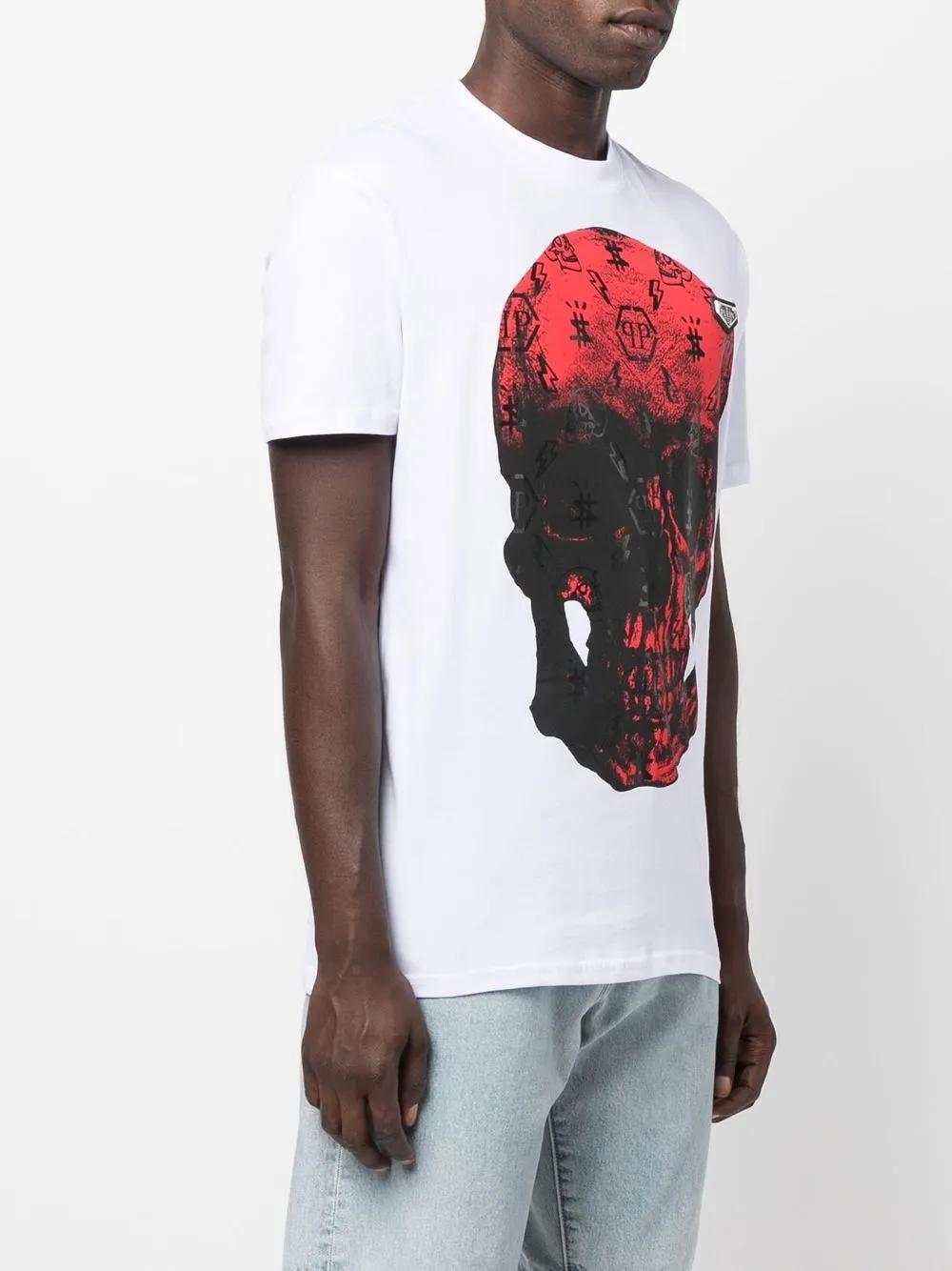 skull-print short-sleeve T-shirt  Product Image