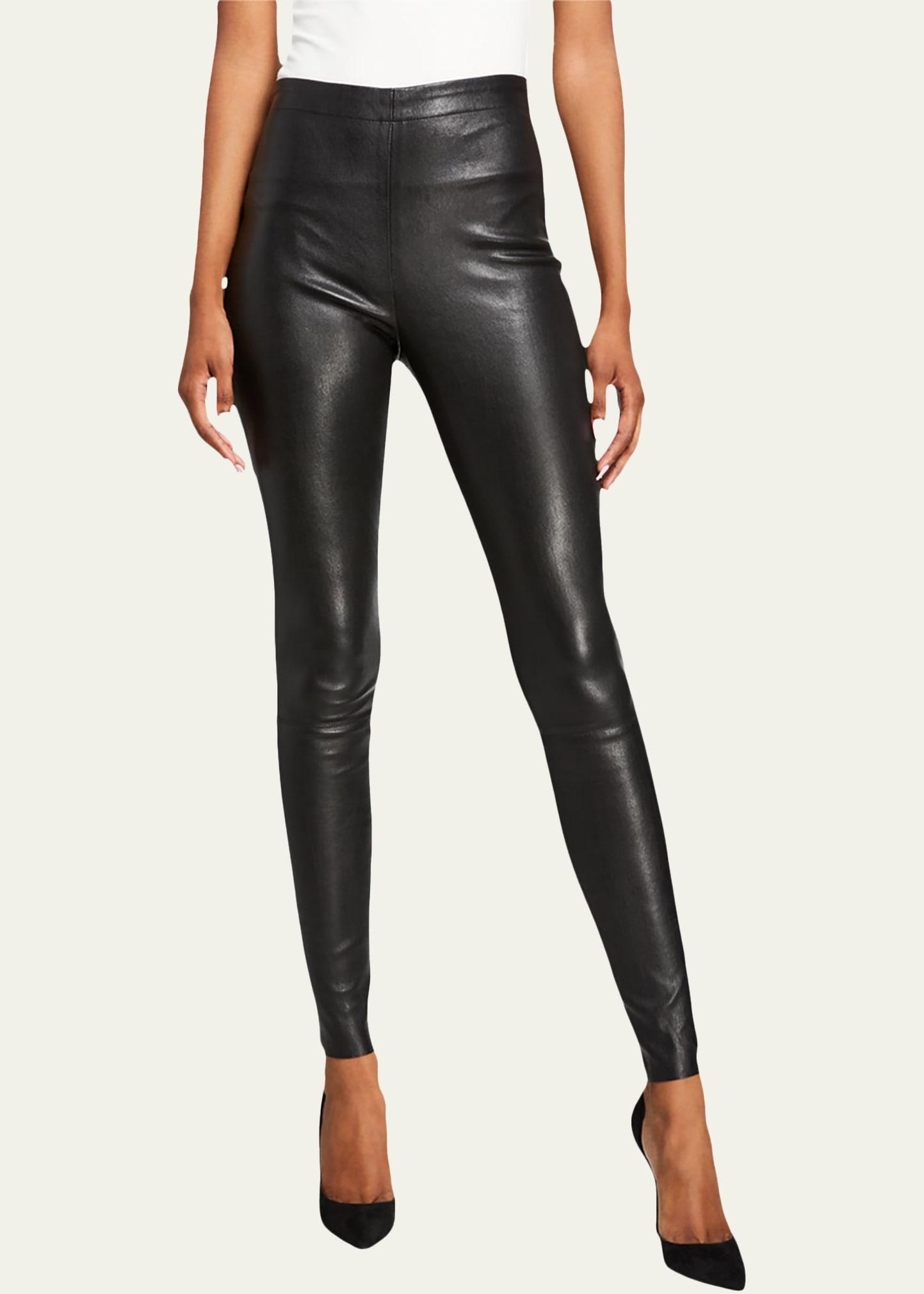 Womens Maddox Leather Leggings Product Image