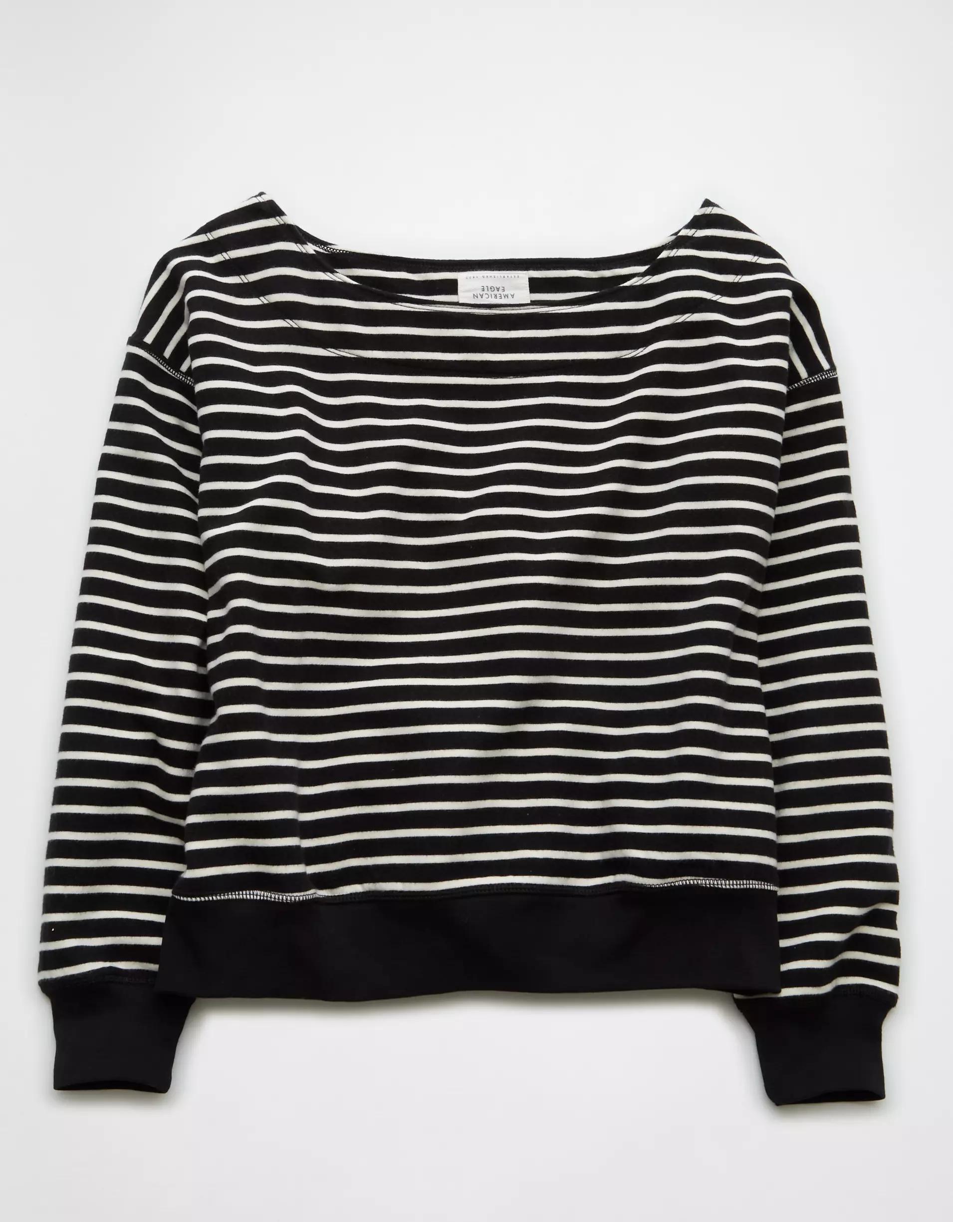 AE Off The Shoulder Sweatshirt Product Image
