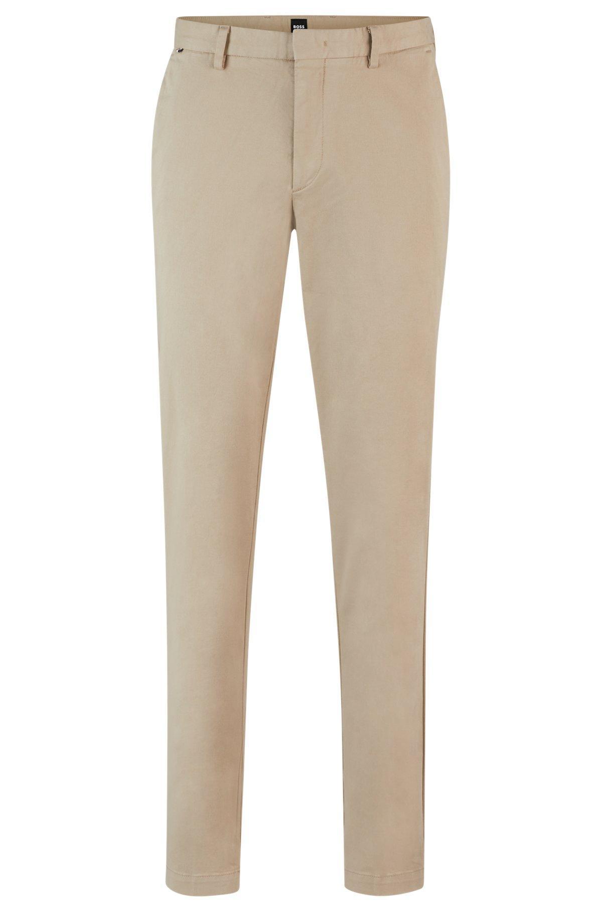 Slim-fit chinos in stretch-cotton gabardine Product Image
