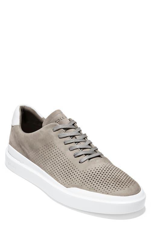 Cole Haan Mens Grandpr Rally Laser Cut Sneaker - Grey Size 8.5 Product Image