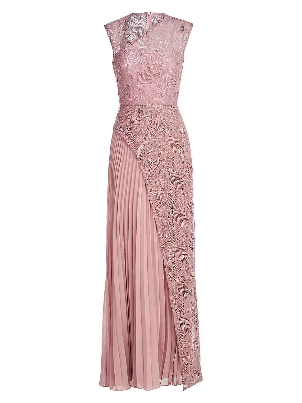 Womens Dianna Layered Lace Gown Product Image