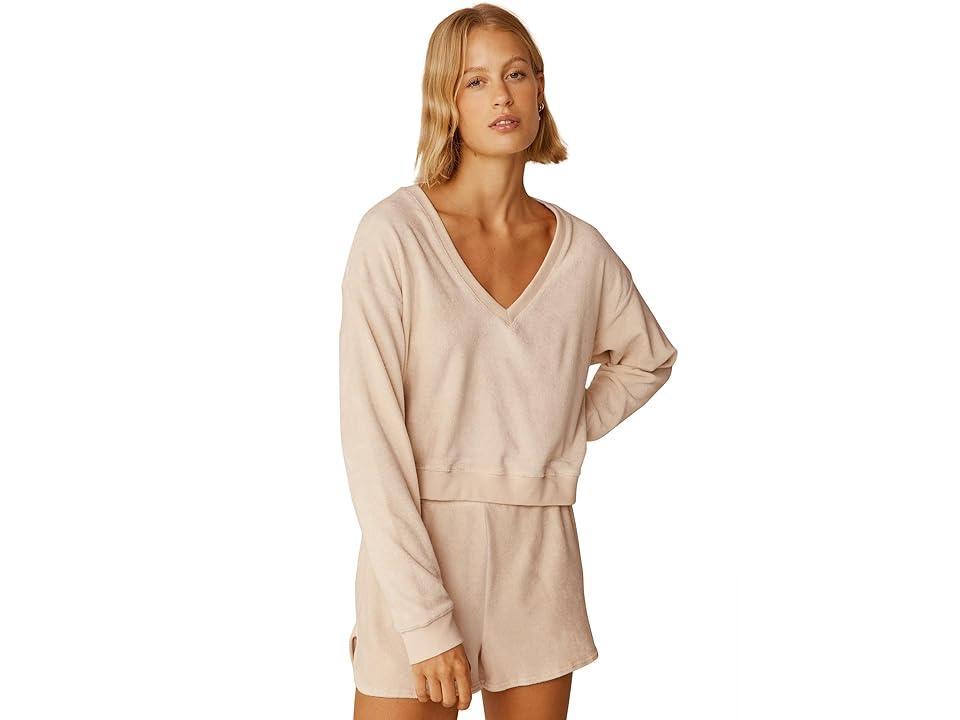 Beyond Yoga Tropez Pullover (Birch) Women's Clothing Product Image