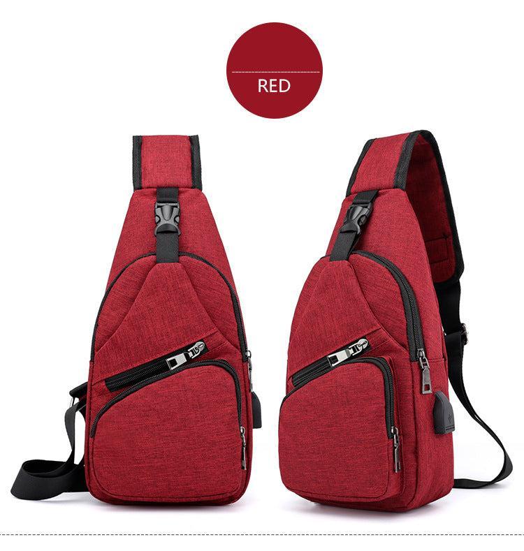 Lior Shoulder Crossbody Backpack With USB Cable Product Image