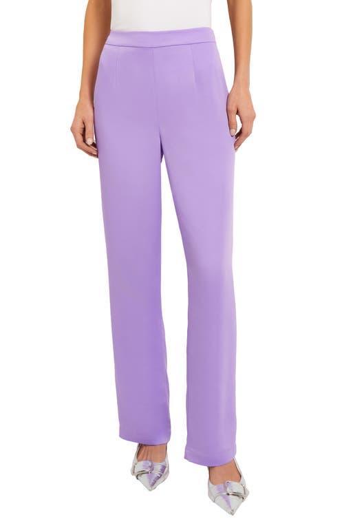 Womens Crepe Wide-Leg Pants Product Image