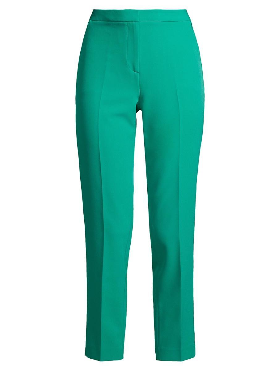 Womens Alexi Twill Crop Cigarette Pants Size 0 Product Image