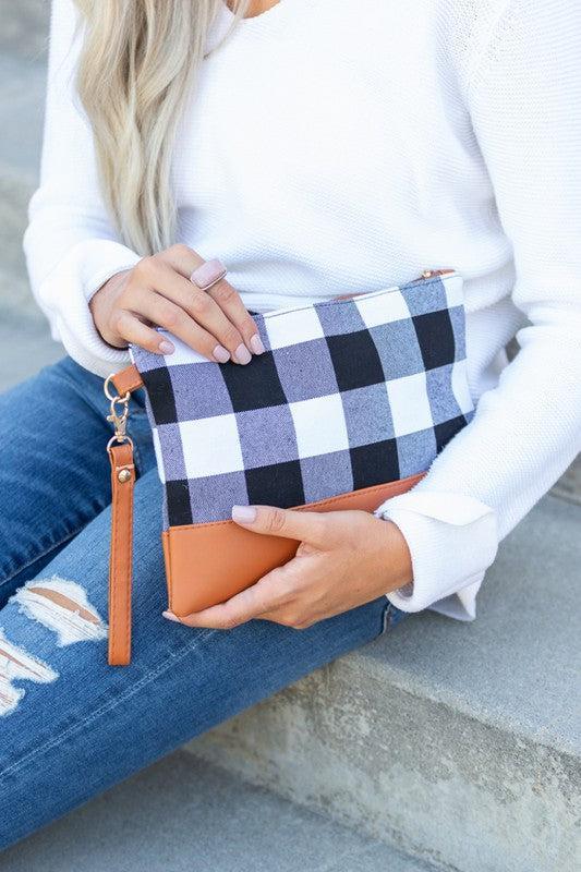 Buffalo Plaid Clutch Product Image