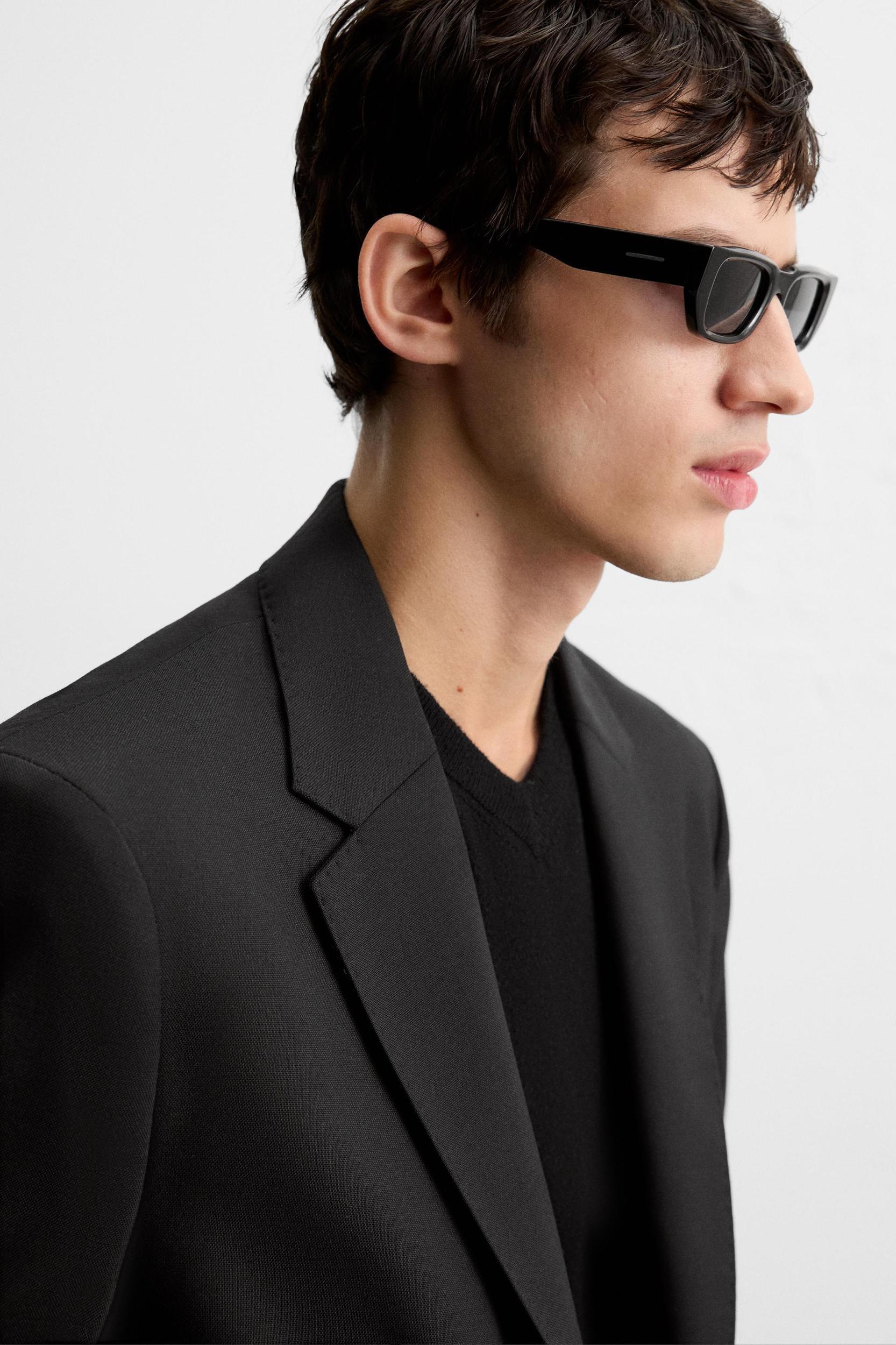 100% WOOL SUIT BLAZER Product Image