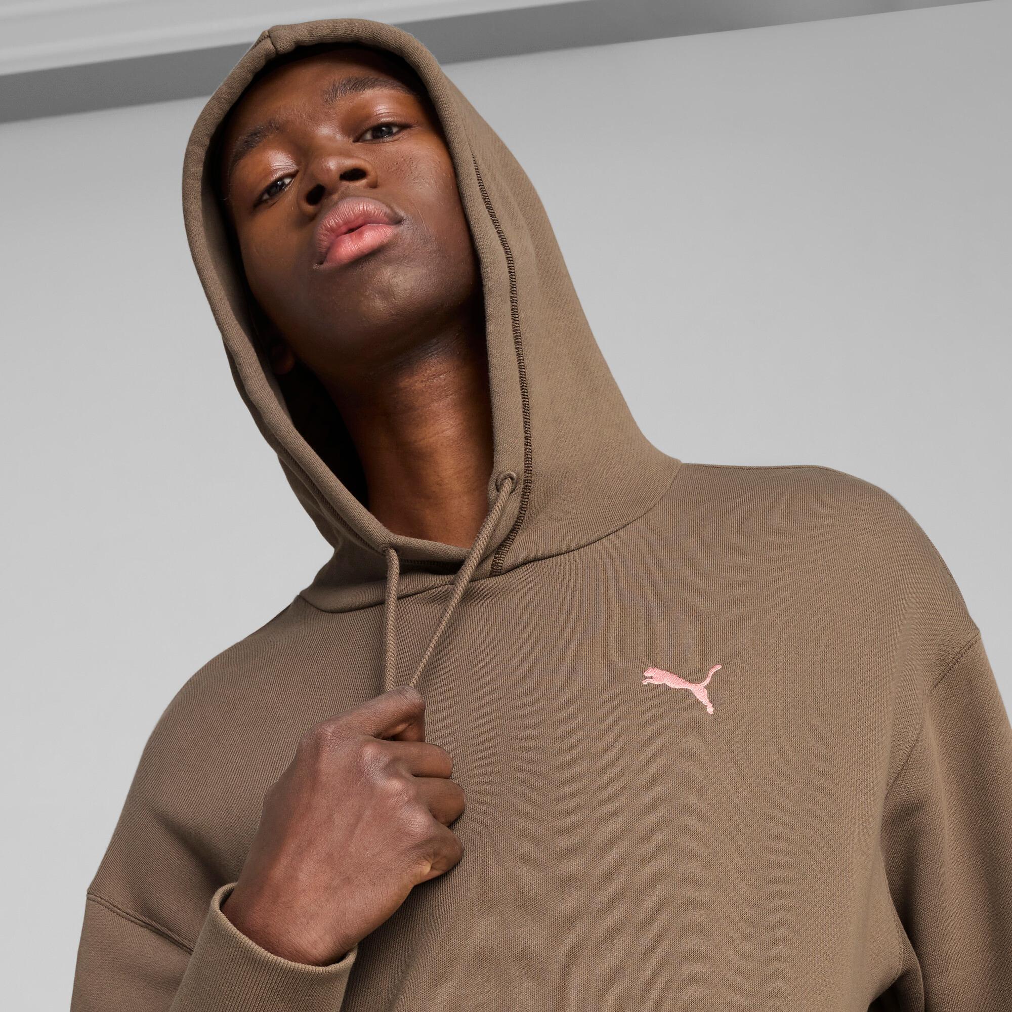PUMA PREMIUM ESSENTIALS Men's Relaxed Hoodie Product Image