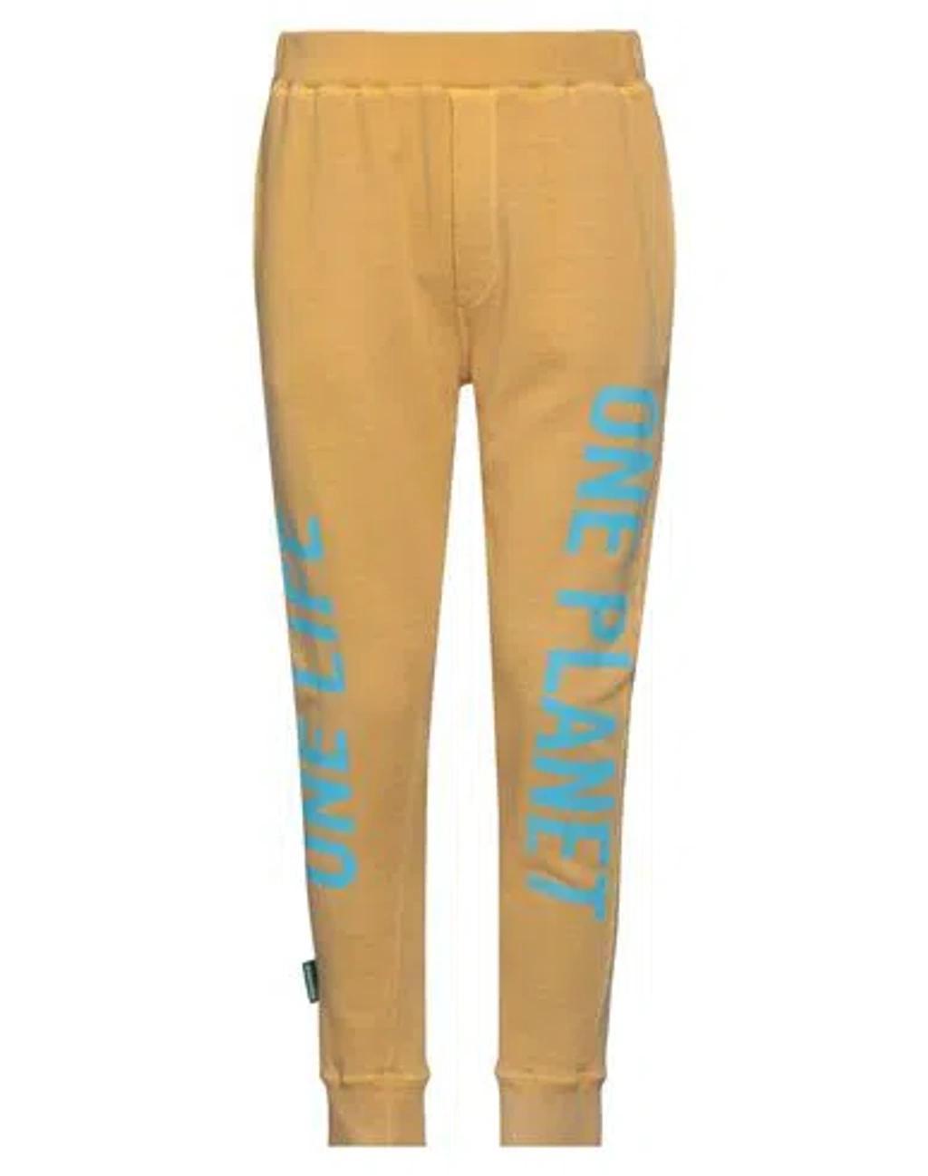 DSQUARED2 Man Pants Marigold Size M Cotton, Elastane In Yellow Product Image