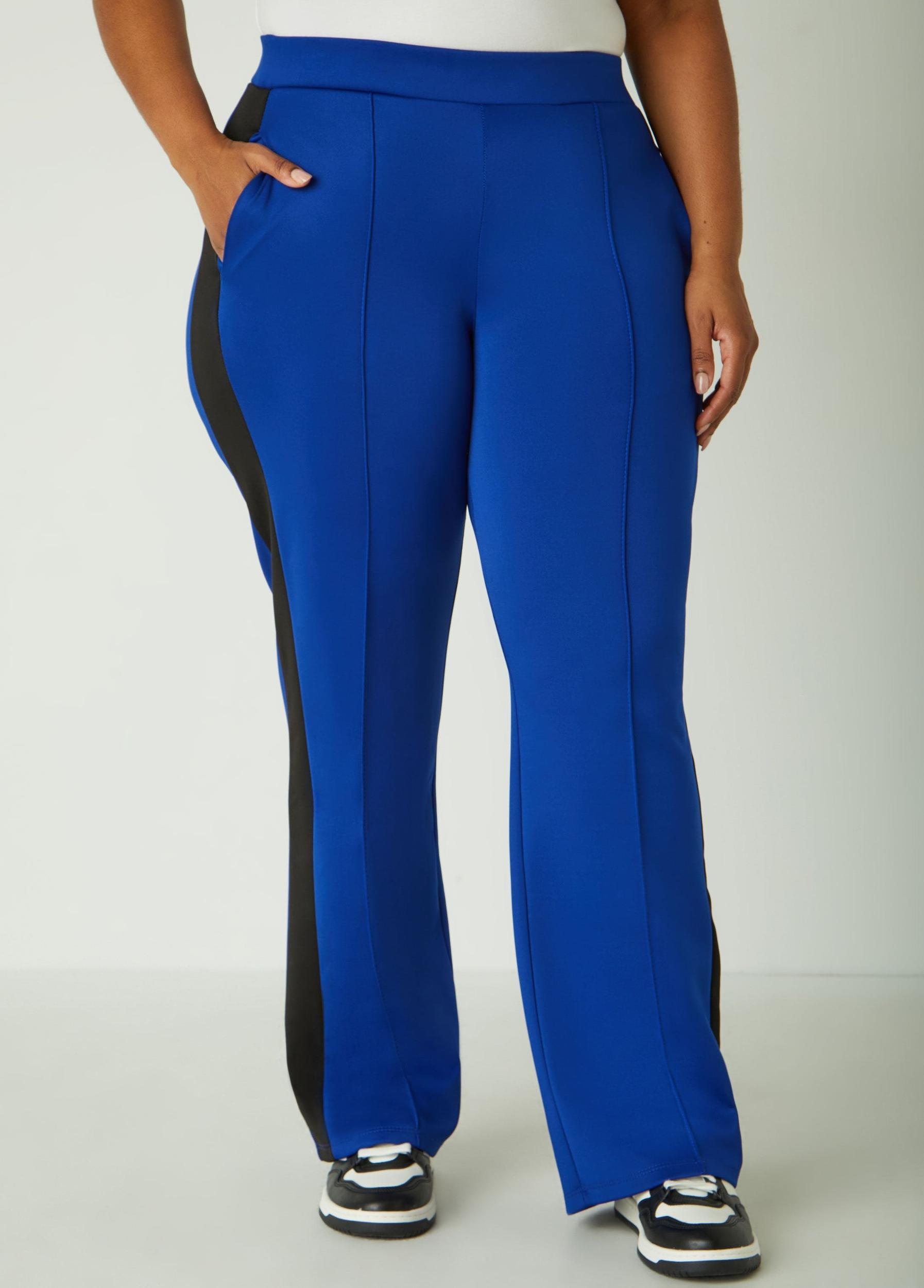 Seamed Striped Track Pants Product Image