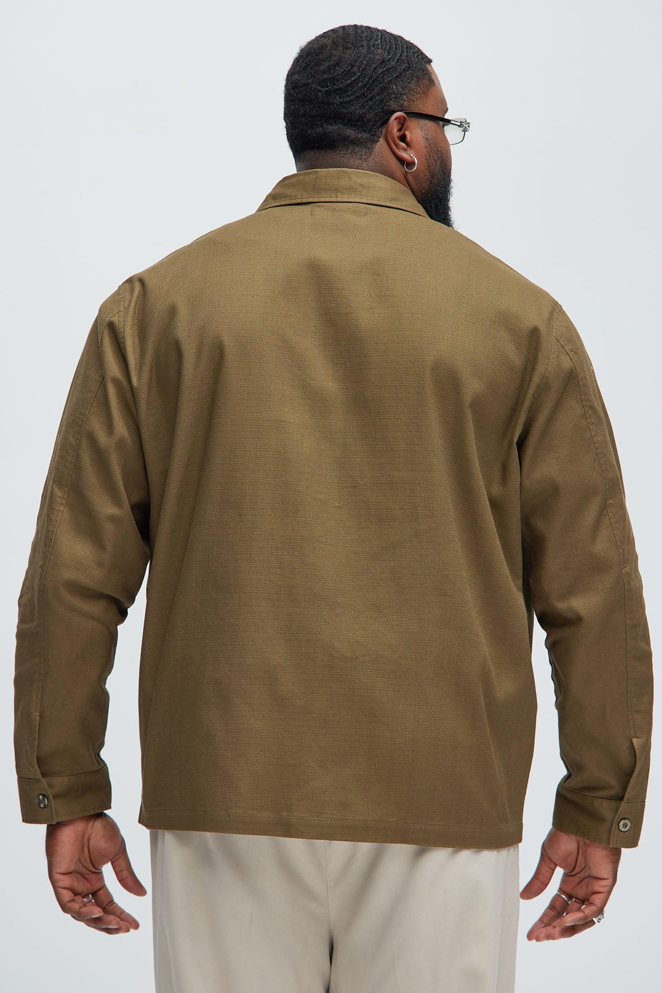 Eastman Pocket Button Up Shirt - Olive Product Image
