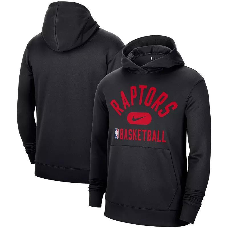 Mens Nike Black Toronto Raptors 2021-2022 Spotlight On Court Performance Practice Pullover Hoodie Product Image