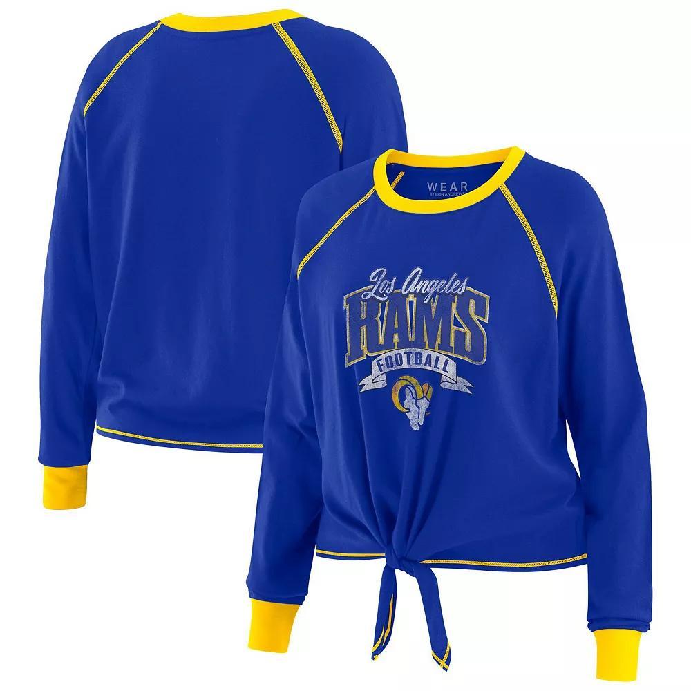 Women's WEAR by Erin Andrews Royal/Gold Los Angeles Rams Plus  Product Image