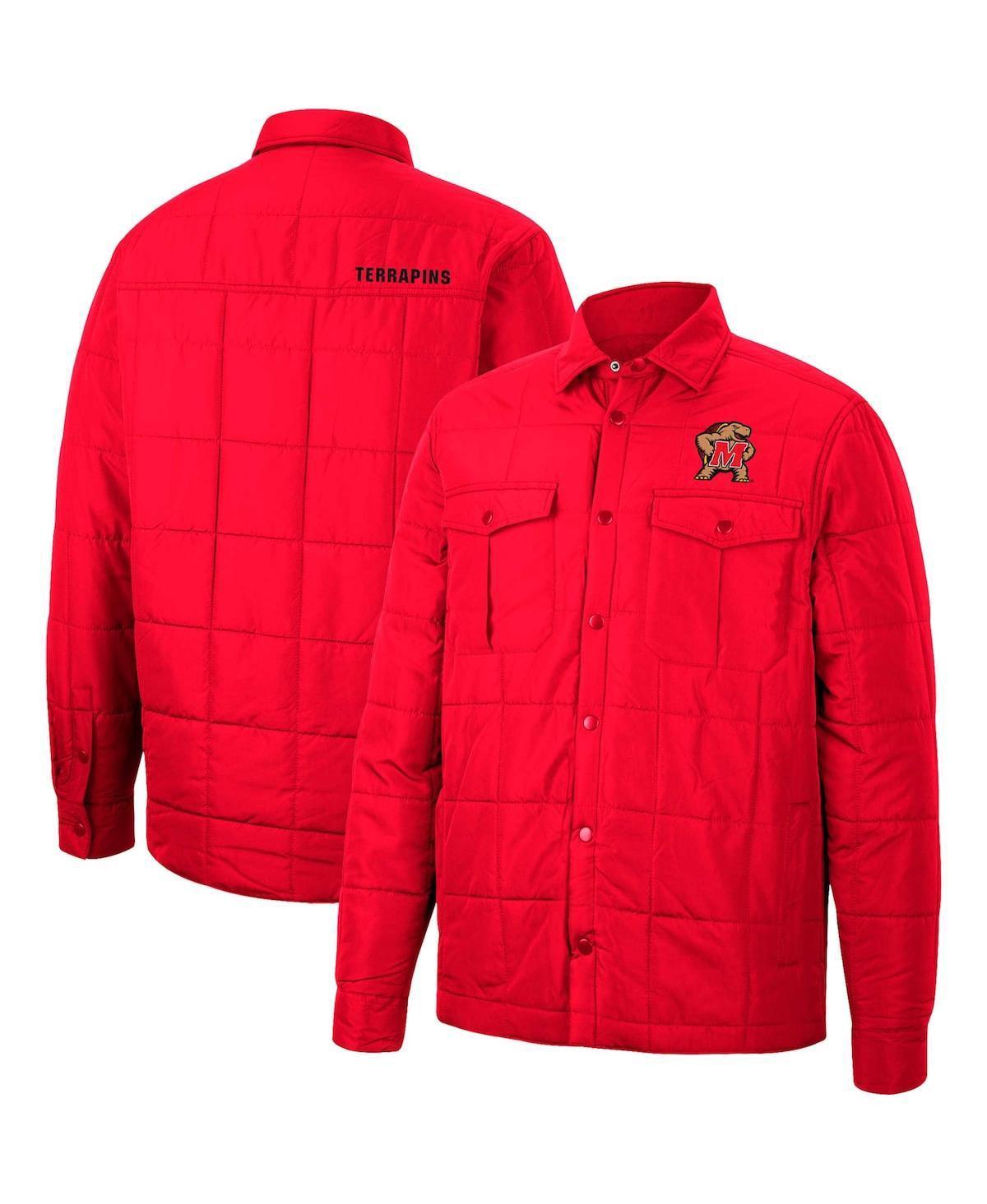 Mens Colosseum Maryland Terrapins Detonate Quilted Full-Snap Jacket Product Image