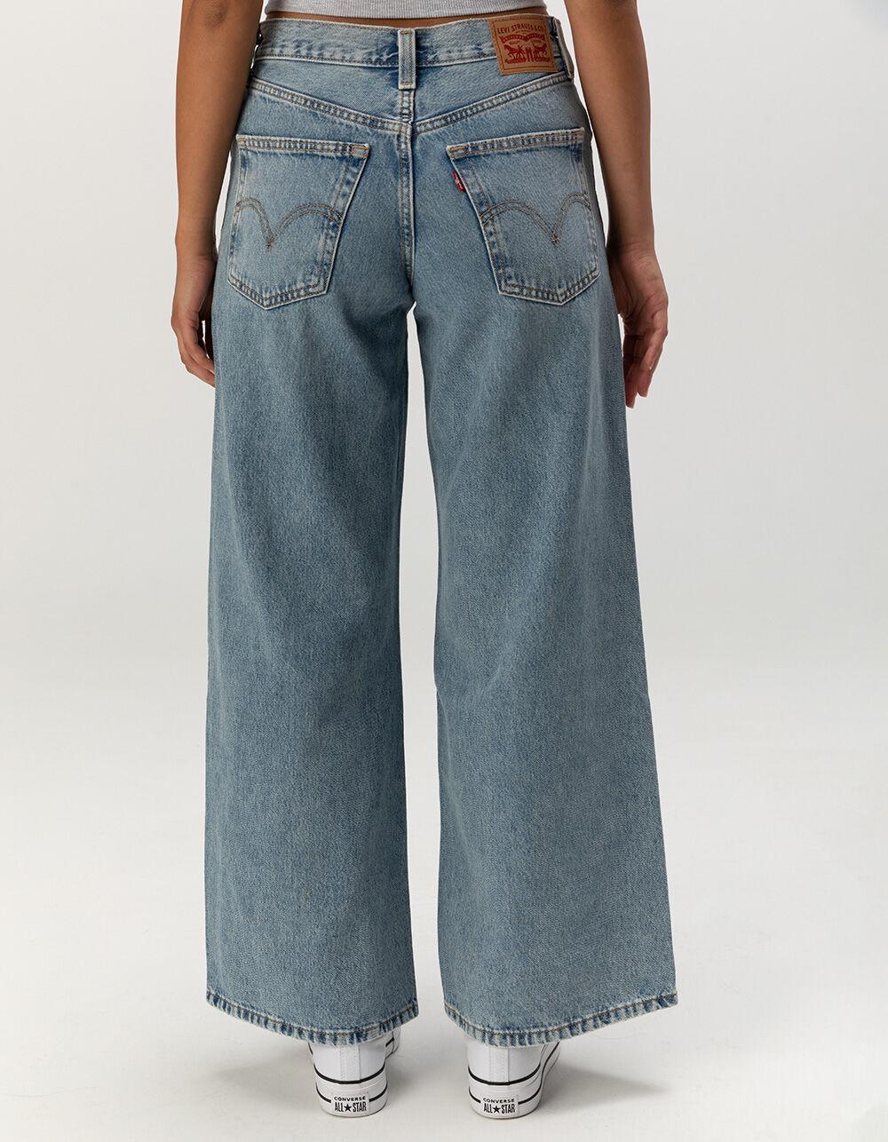 LEVI'S '94 Baggy Wide Leg Womens Jeans - Not In The Mood - MEDIUM DESTRUCTED Product Image