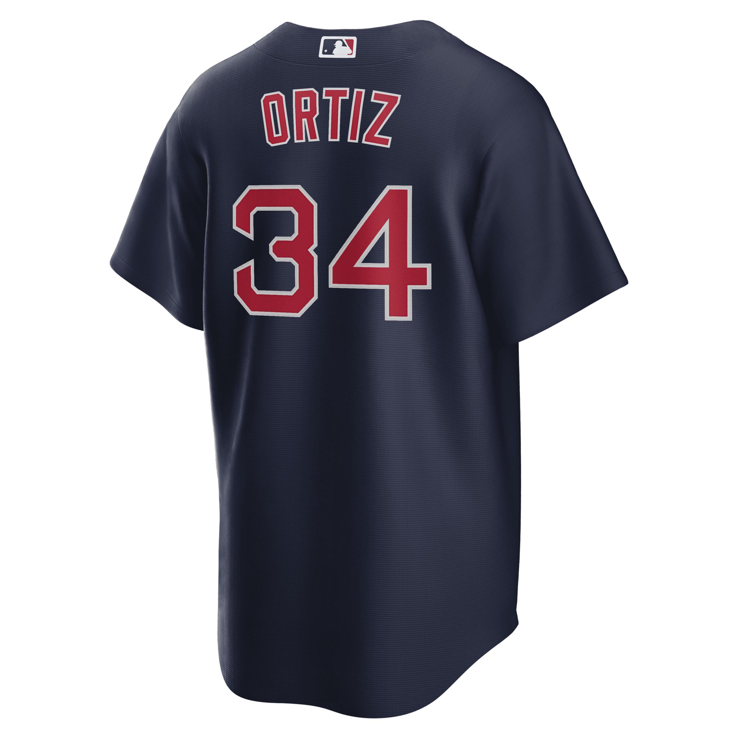 Men's Nike David Ortiz Navy Boston Red Sox Alternate Replica Player Jersey, Size: Medium, Blue Product Image