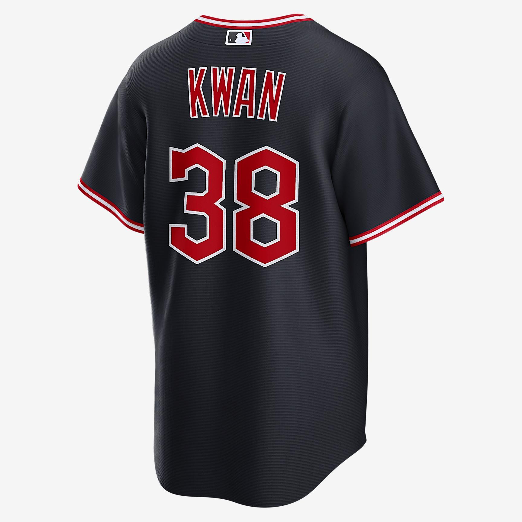 Steven Kwan Cleveland Guardians Nike Men's MLB Replica Jersey Product Image