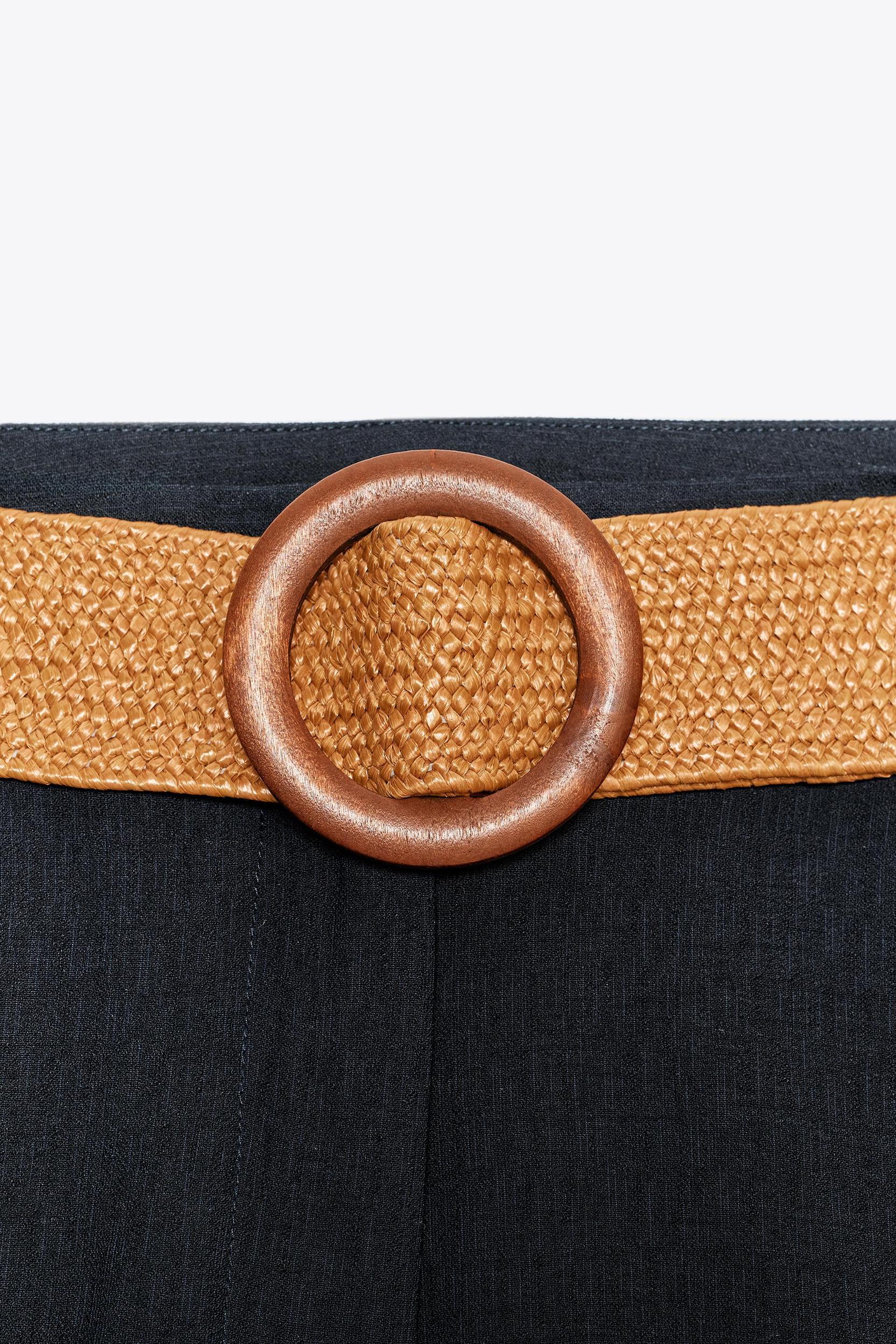 PLEATED BELT SHORTS Product Image