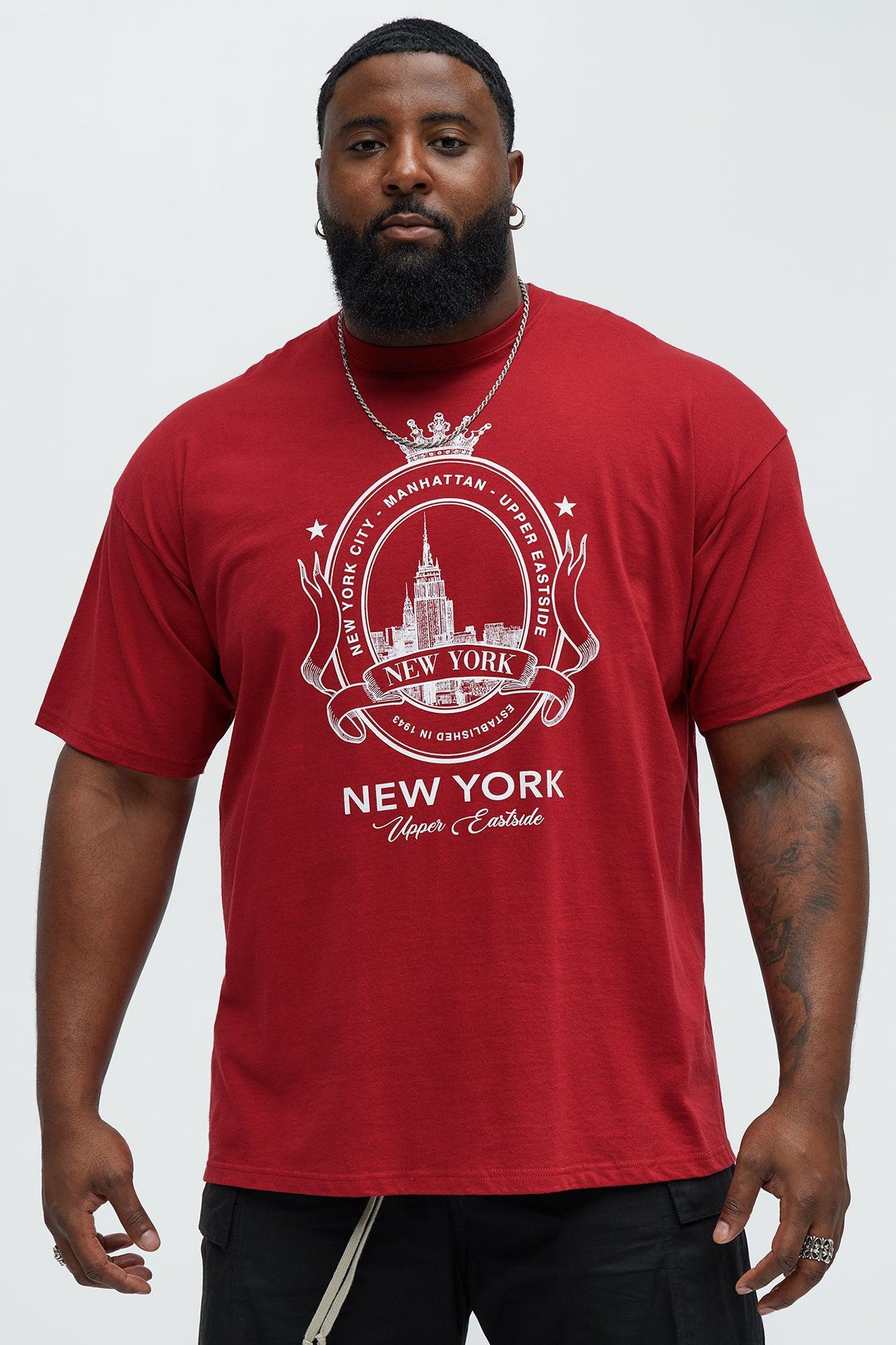 New York Upper Eastside Short Sleeve Tee - Red Product Image