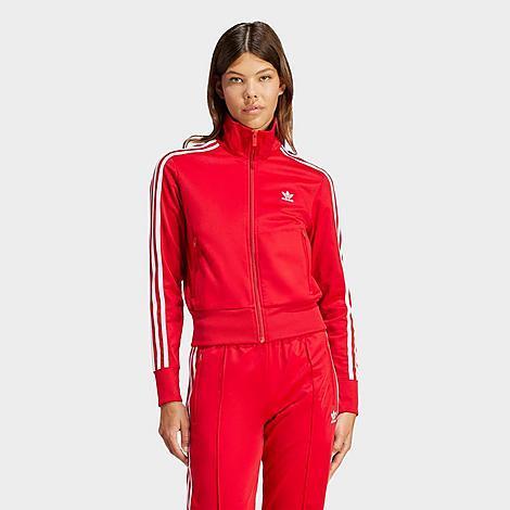 adidas Adicolor Classics Firebird Track Jacket Better Scarlet M Womens Product Image