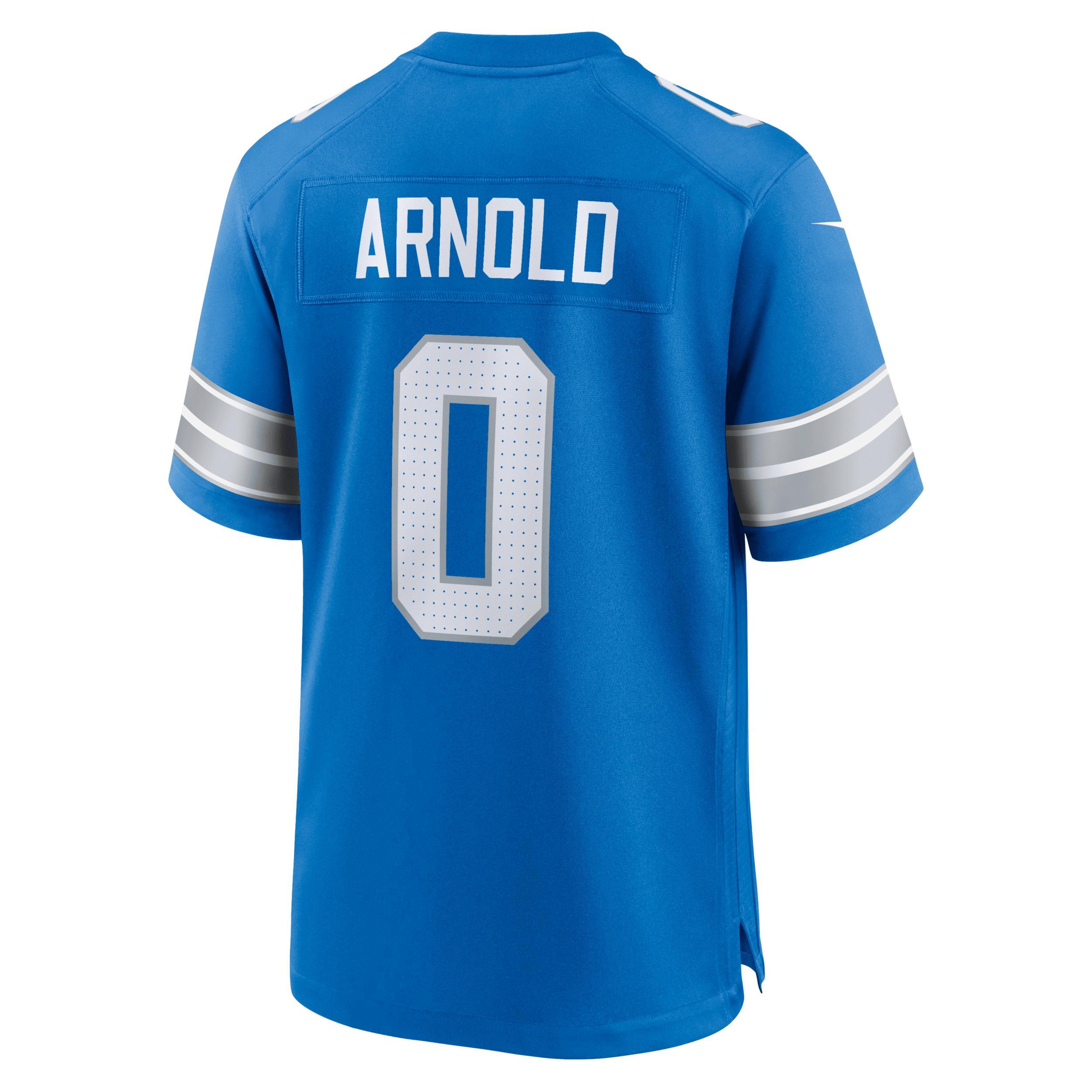 Terrion Arnold Detroit Lions Nike Mens NFL Game Football Jersey Product Image