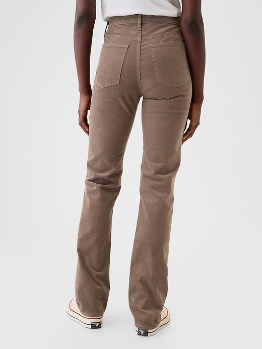 High Rise Corduroy '90s Straight Pants Product Image