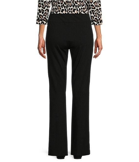 Multiples Knit Ease-Y-Fit Tummy Panel Flare Leg Pant Product Image