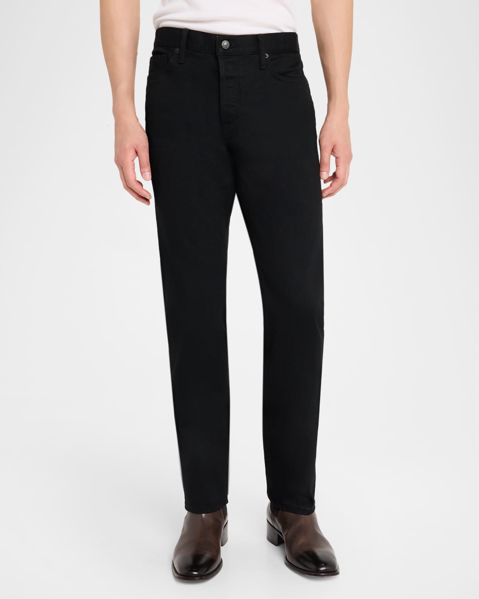 Men's Stretch Denim Straight-Fit Jeans Product Image