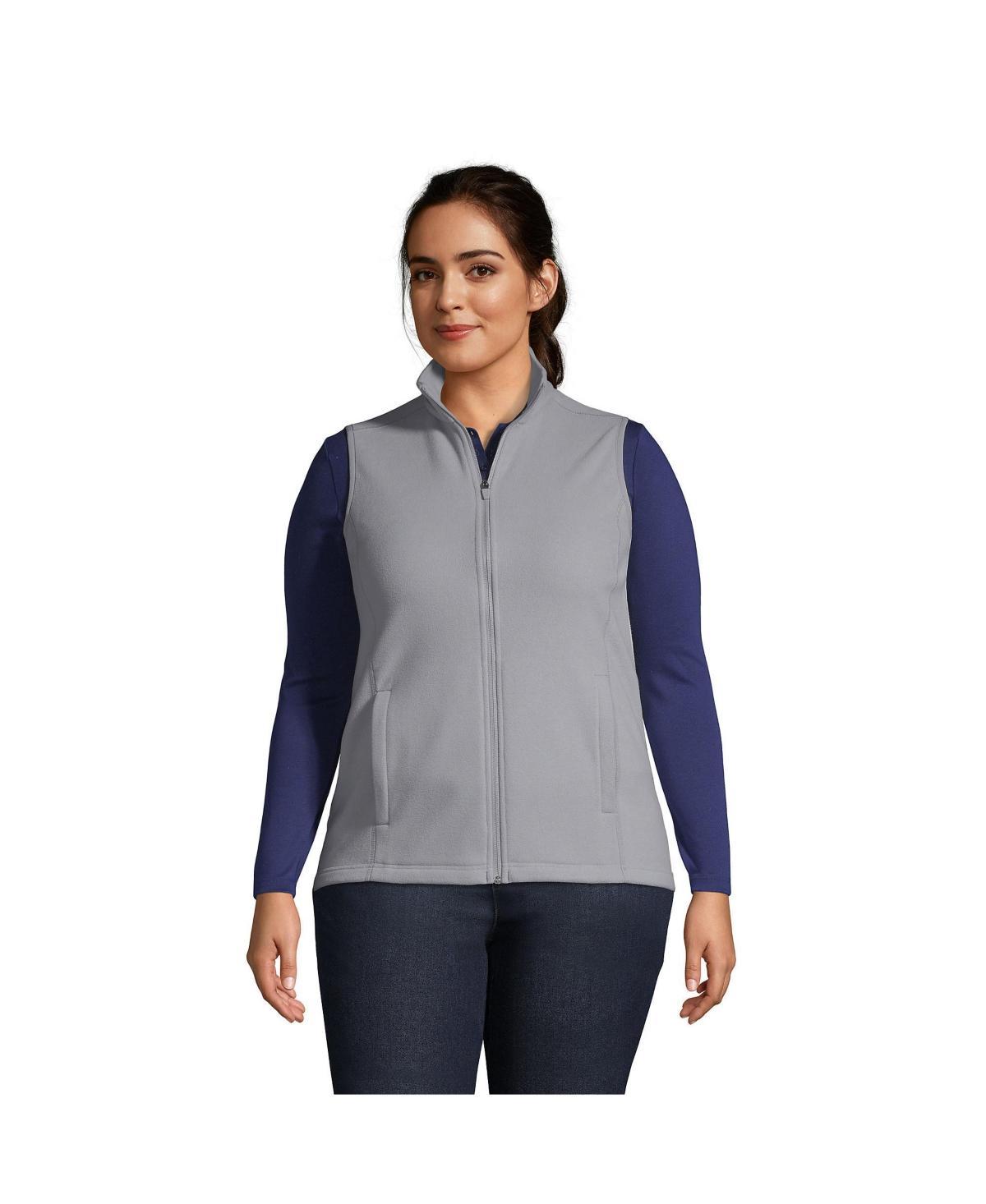 Plus Sized Lands End Thermacheck 100 Vest, Womens Product Image