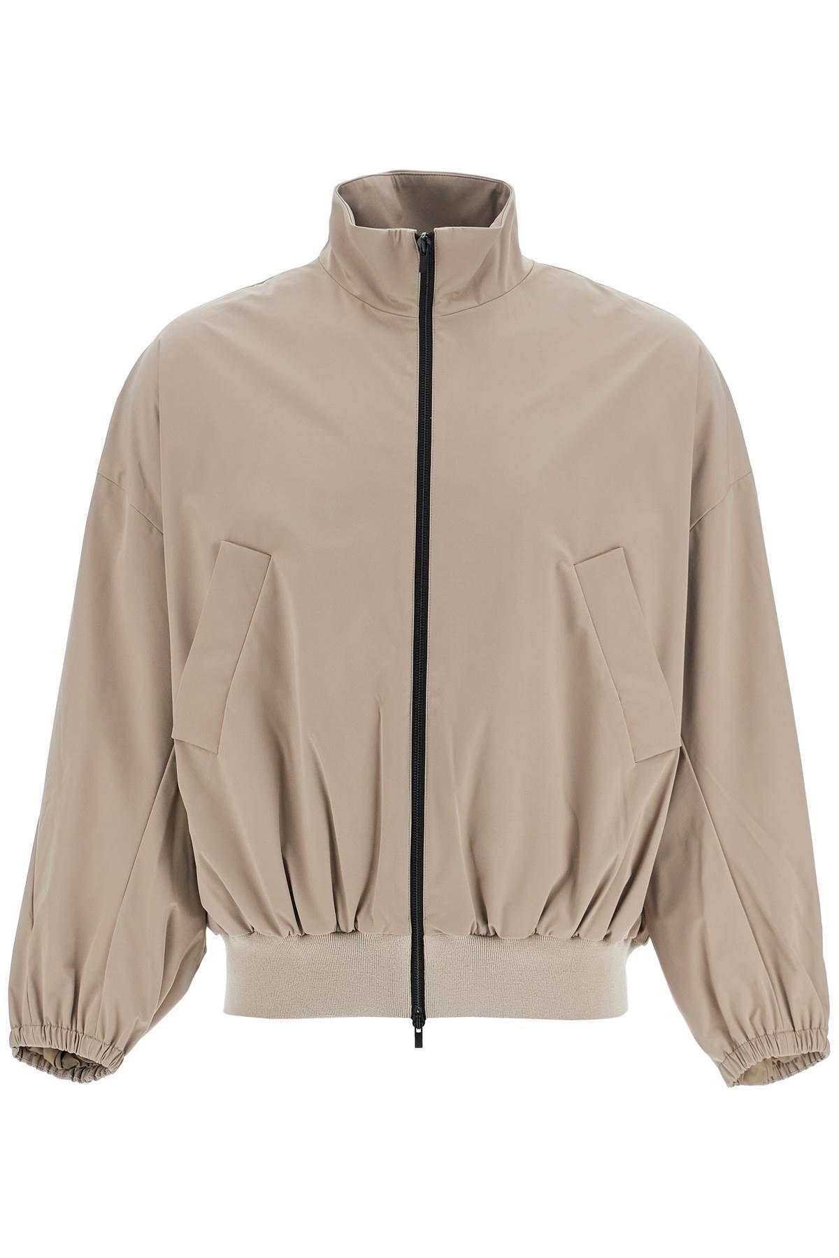 FEAR OF GOD High-necked Vented Track Jacket With In Cream Product Image