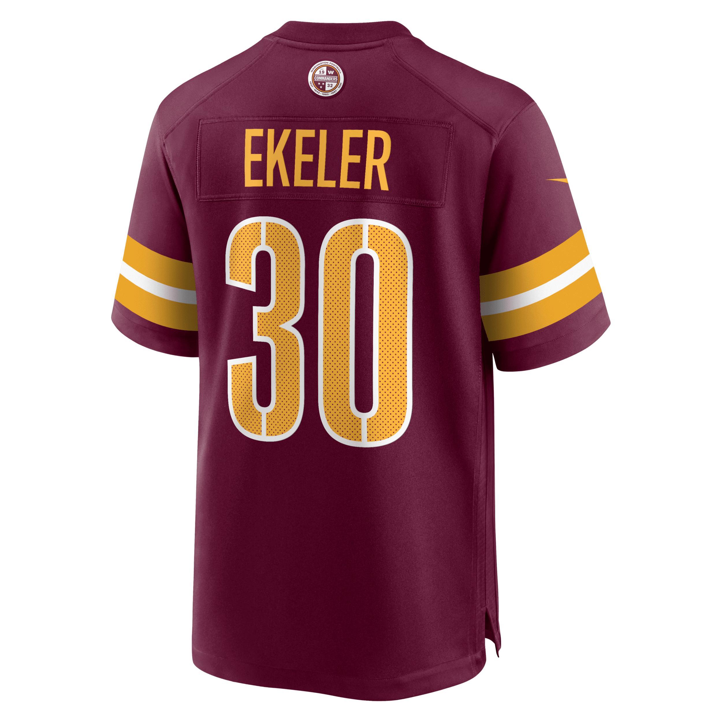 Austin Ekeler Washington Commanders Nike Men's NFL Game Football Jersey Product Image