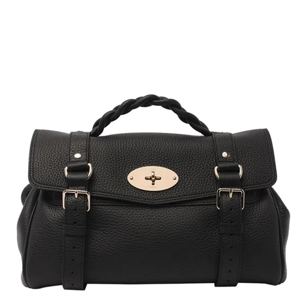 MULBERRY Alexa Heavy Grain Shoulder Bag In Black Product Image