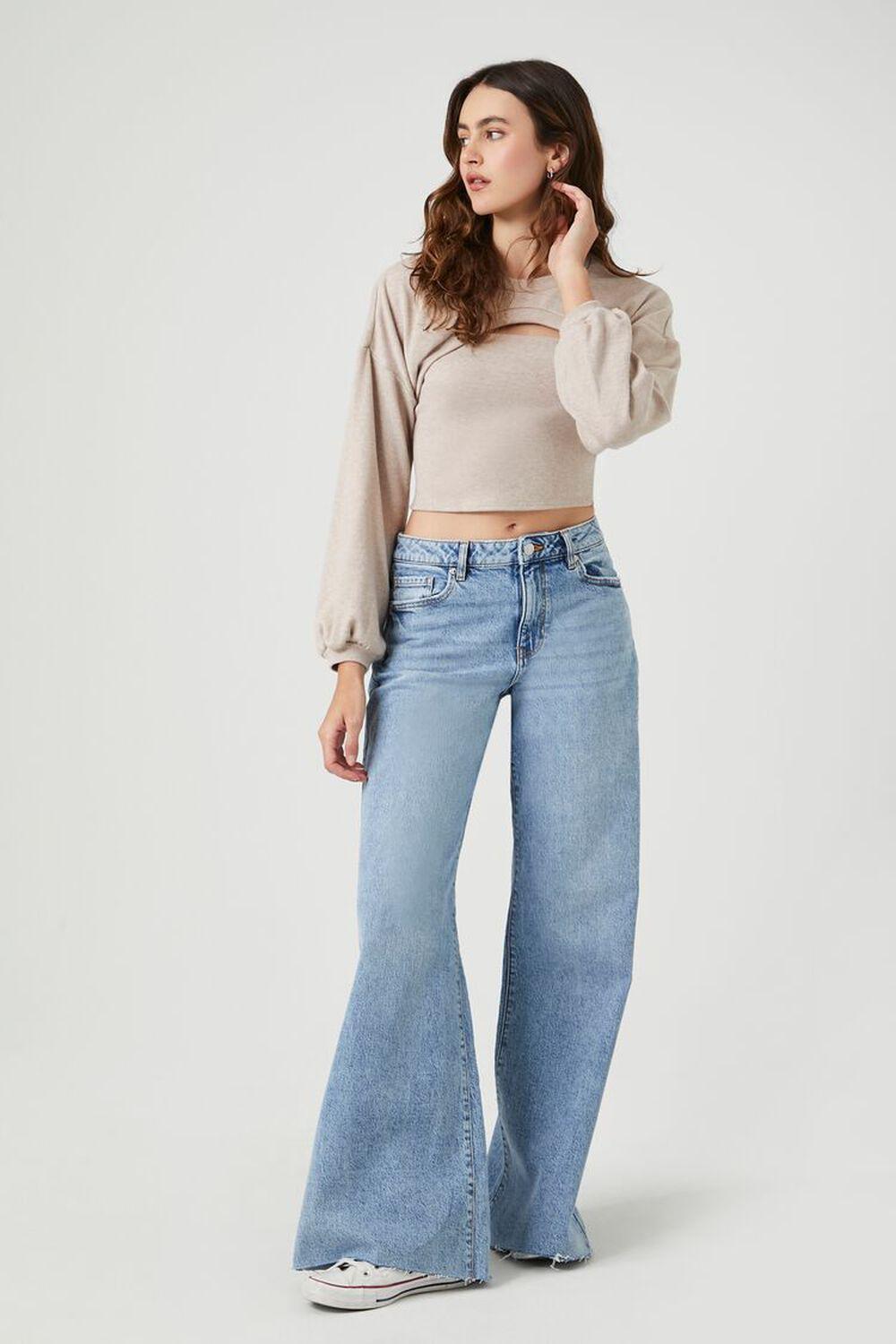 Cropped Cami & Shrug Set | Forever 21 Product Image