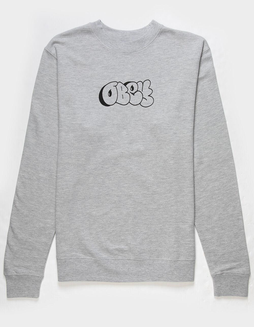 OBEY Thrown Ups Mens Crewneck Sweatshirt Product Image